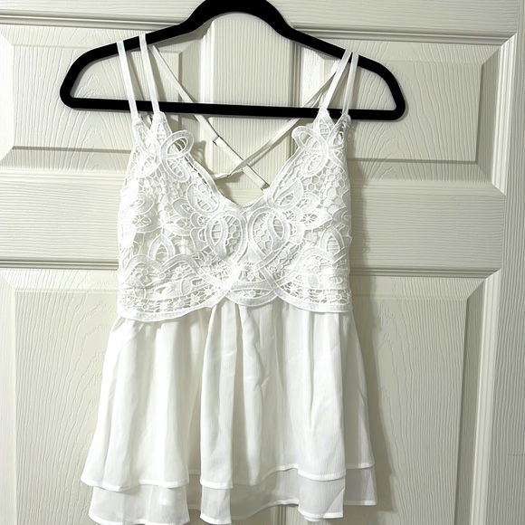 Cami Top in Ivory White - Picture 1 of 3